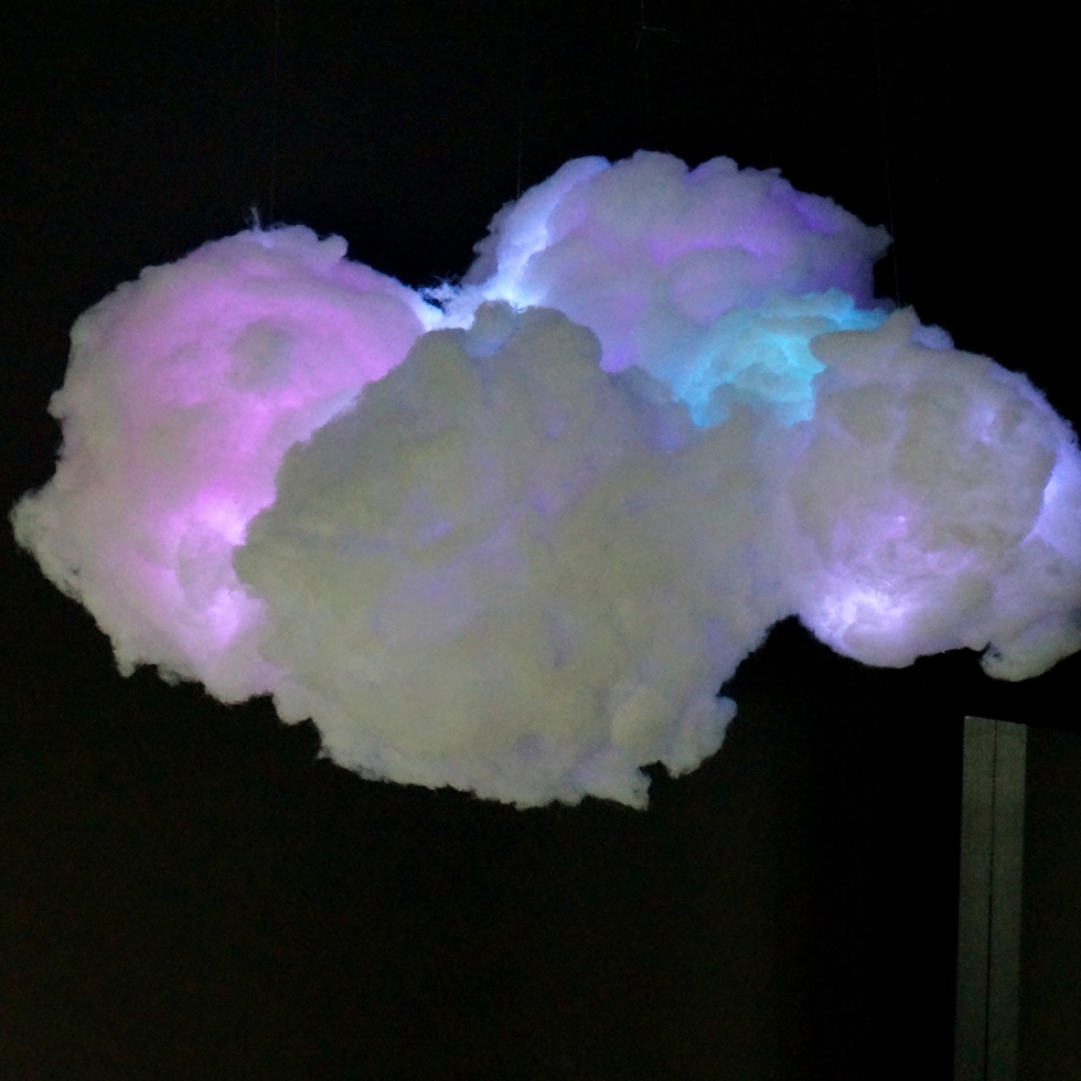cotton candy cloud lamp